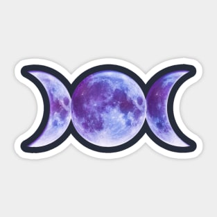 Triple Moon Sticker